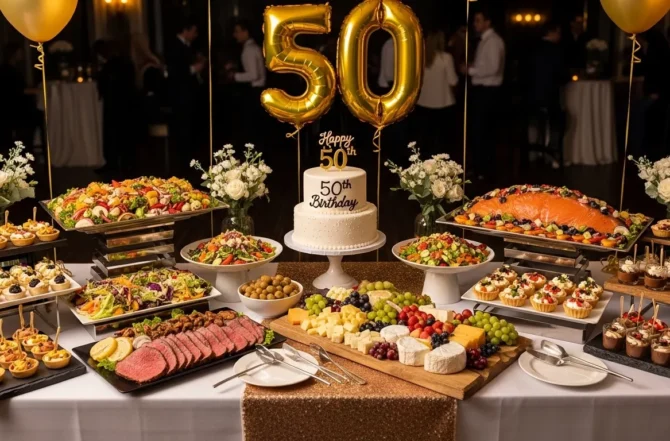 Buffet para Festa de 50 Anos​