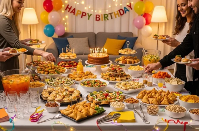 Buffet para Festa de Aniversário a Domicílio​